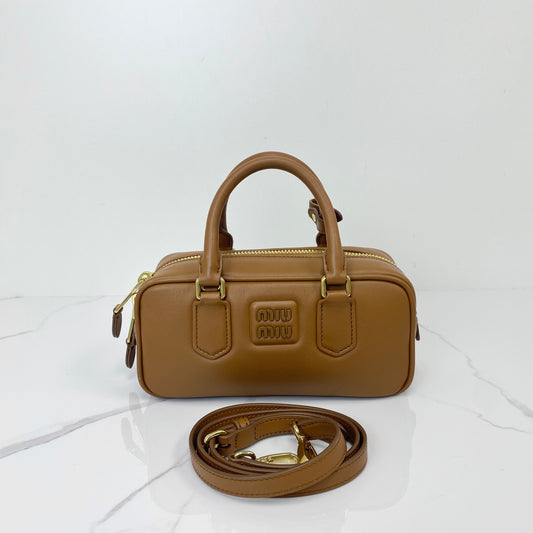 MIU MIU Arcadie Leather Bag - Lafayette Consignment