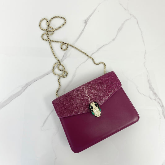 Bvlgari Stingray Serpenti Bag - Lafayette Consignment