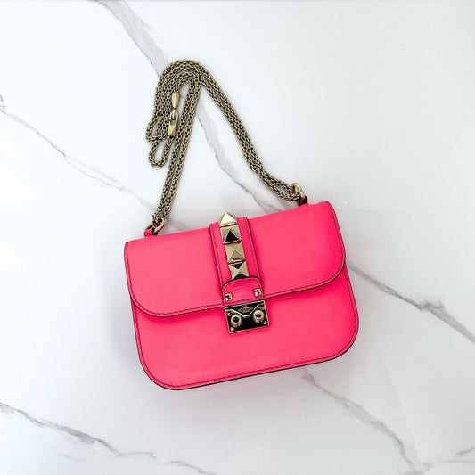 Valentino Small Rockstud Glam Lock - Lafayette Consignment