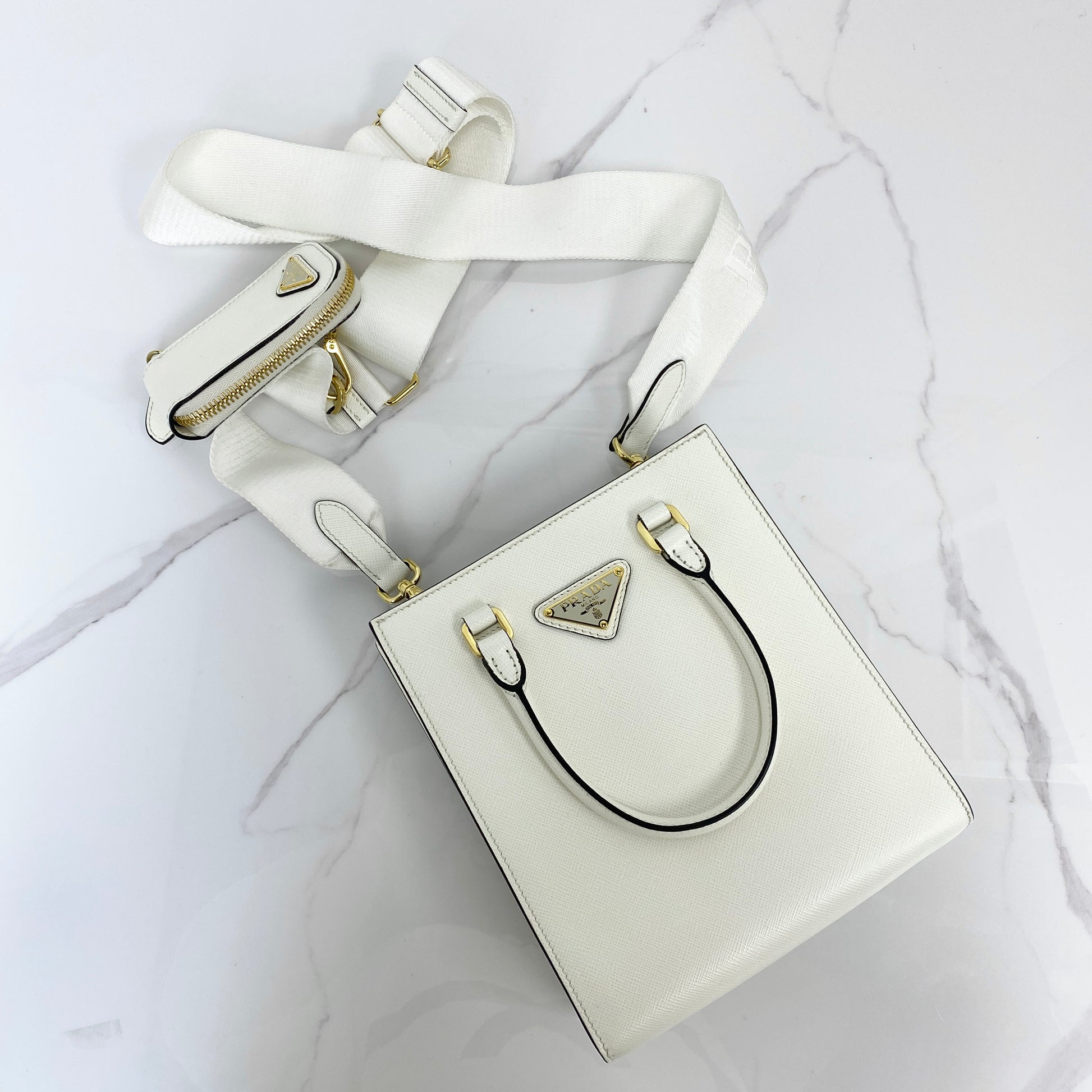 Prada Saffiano Mini Tote - Lafayette Consignment