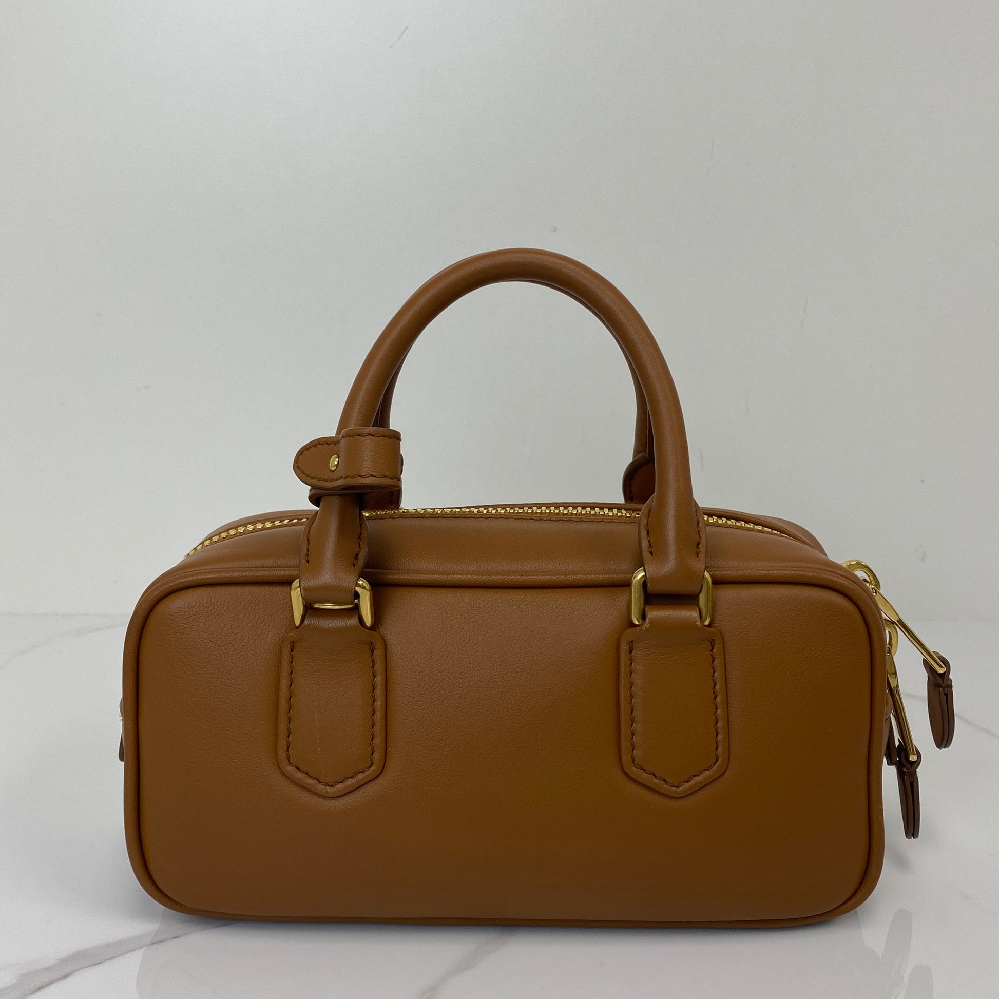 MIU MIU Arcadie Leather Bag - Lafayette Consignment