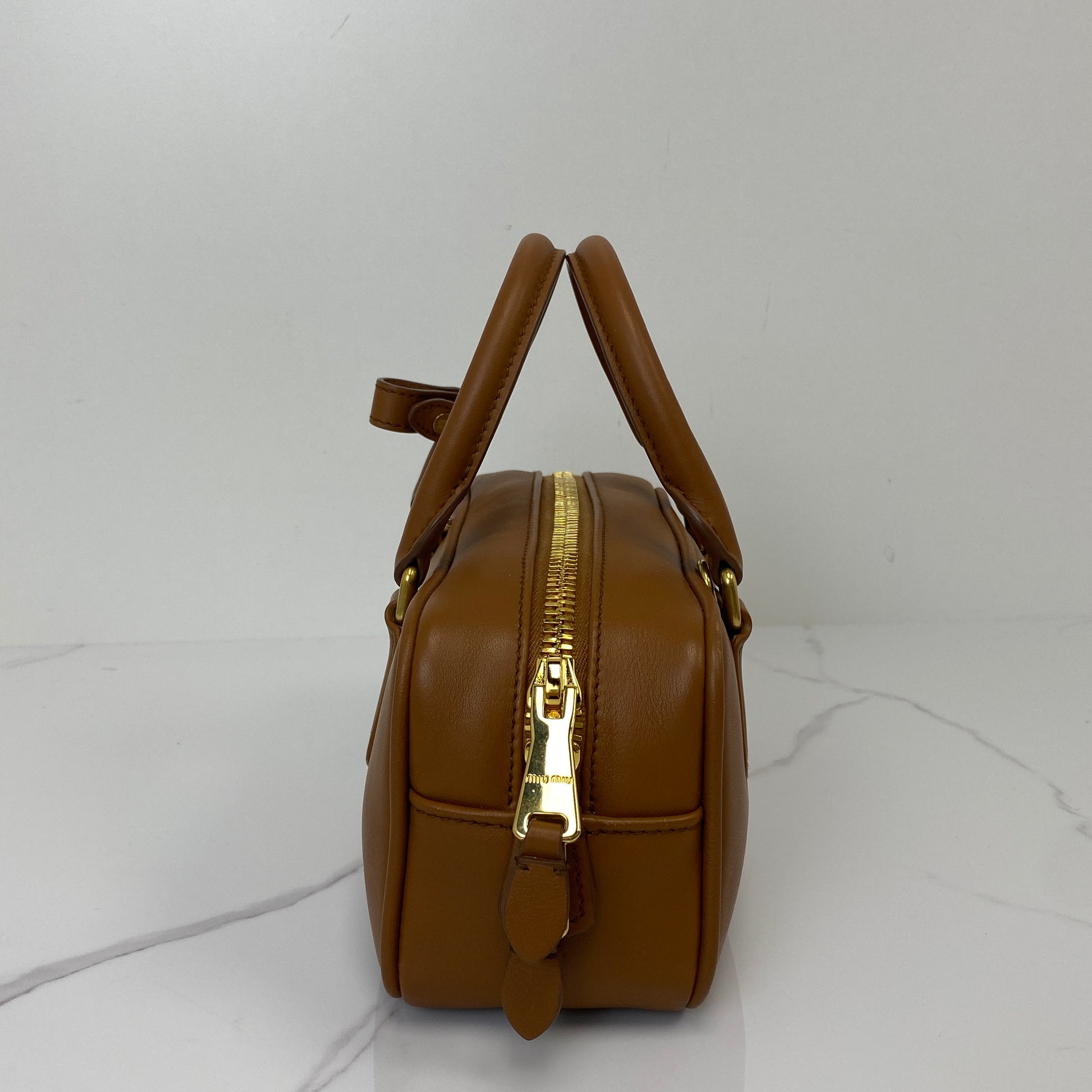 MIU MIU Arcadie Leather Bag - Lafayette Consignment