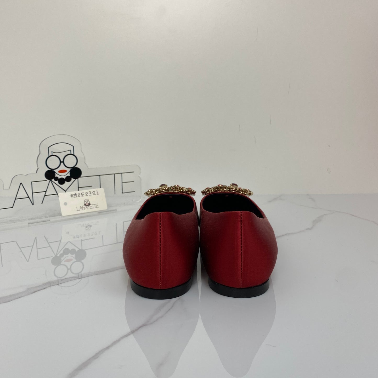 Roger Vivier Satin Flower Strass - Lafayette Consignment