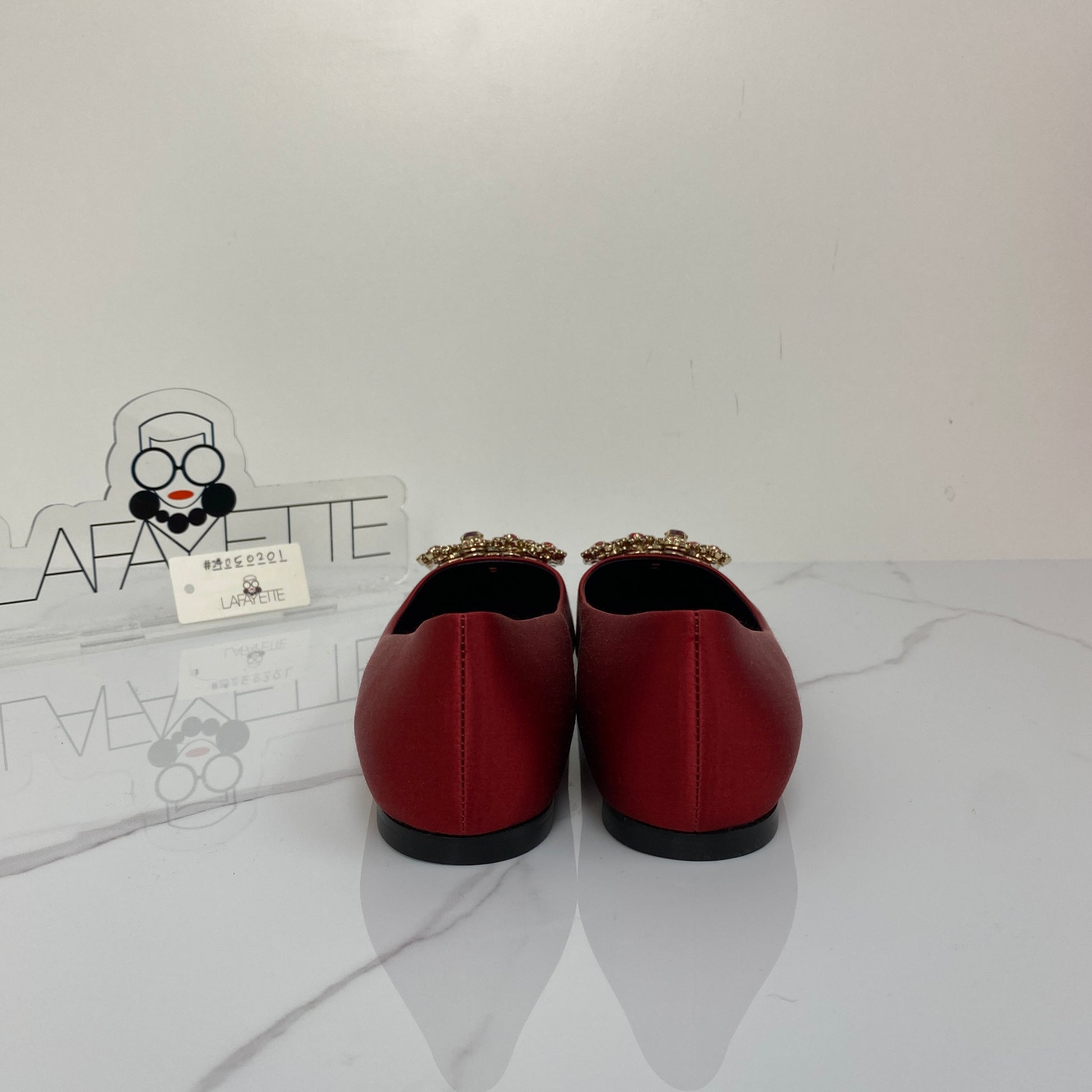 Roger Vivier Satin Flower Strass - Lafayette Consignment