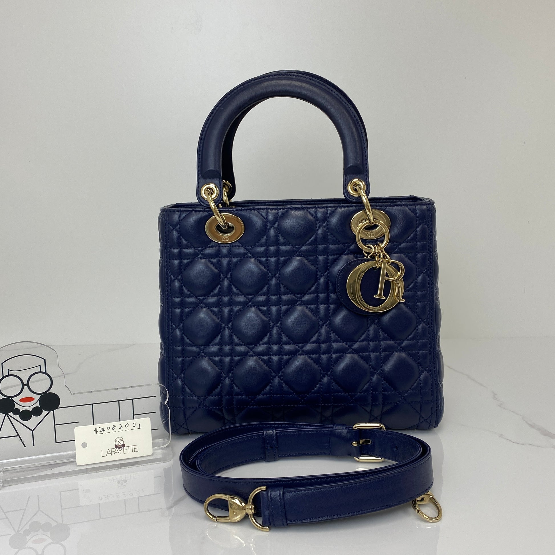 Christian Dior Medium Lady Dior - Lafayette Consignment
