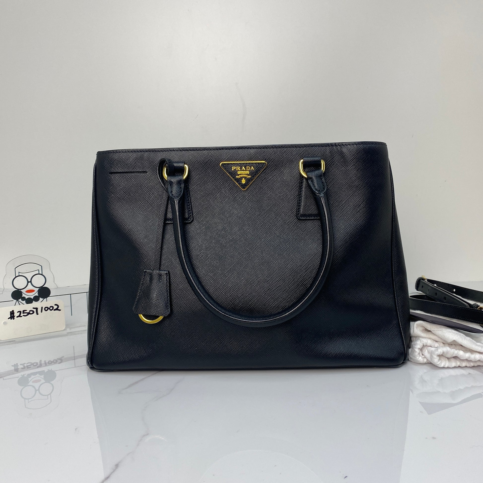 Prada Large Galleria Saffiano Leather Bag | Prada handbag | Lafayette Consignment