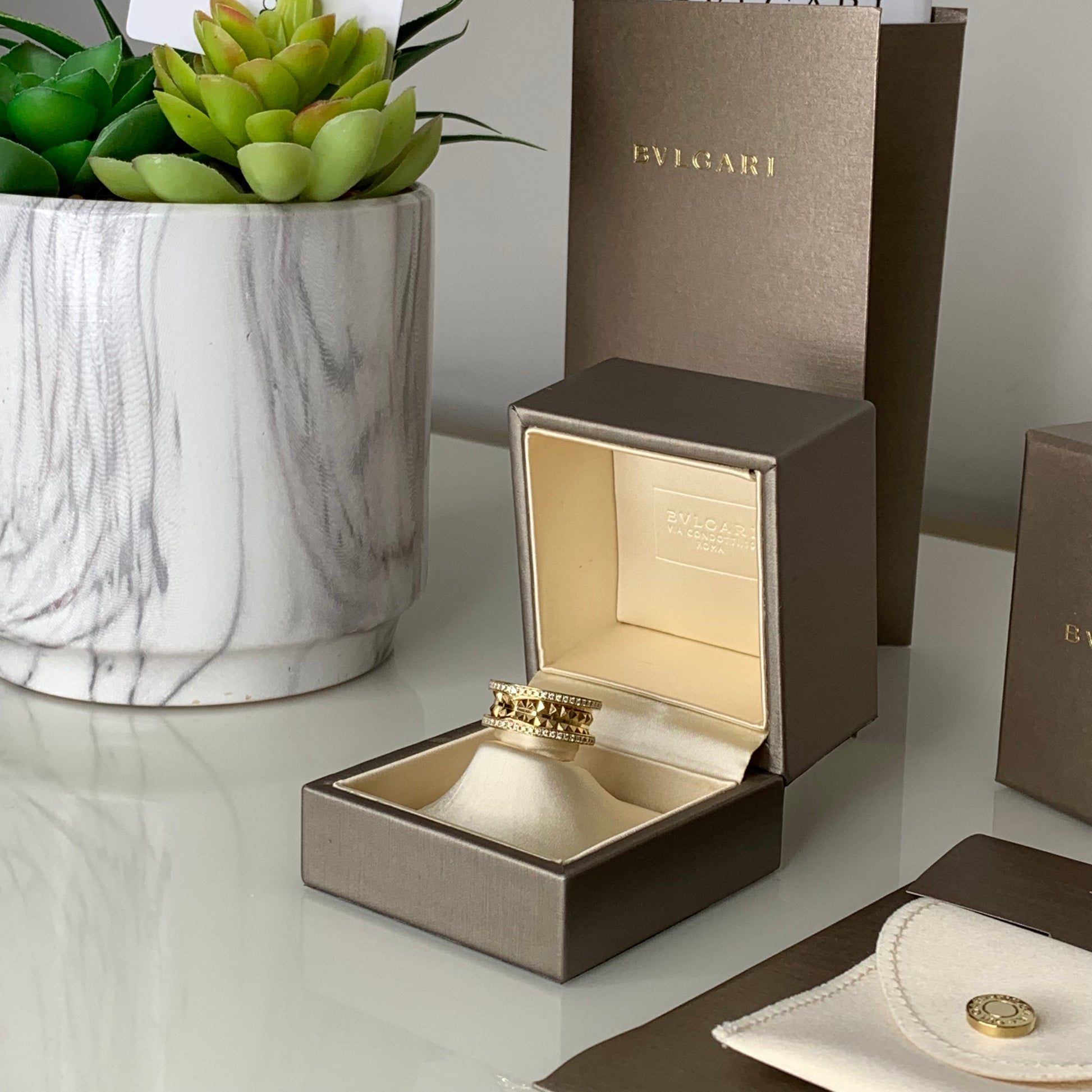 Bvlgari B.Zero1 Ring (Size 48) - Lafayette Consignment