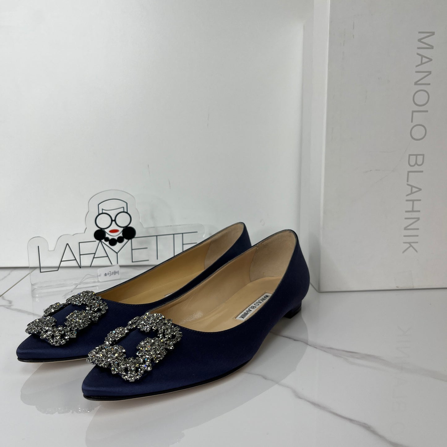 Manolo Blahnik Hangisi Flats - Lafayette Consignment