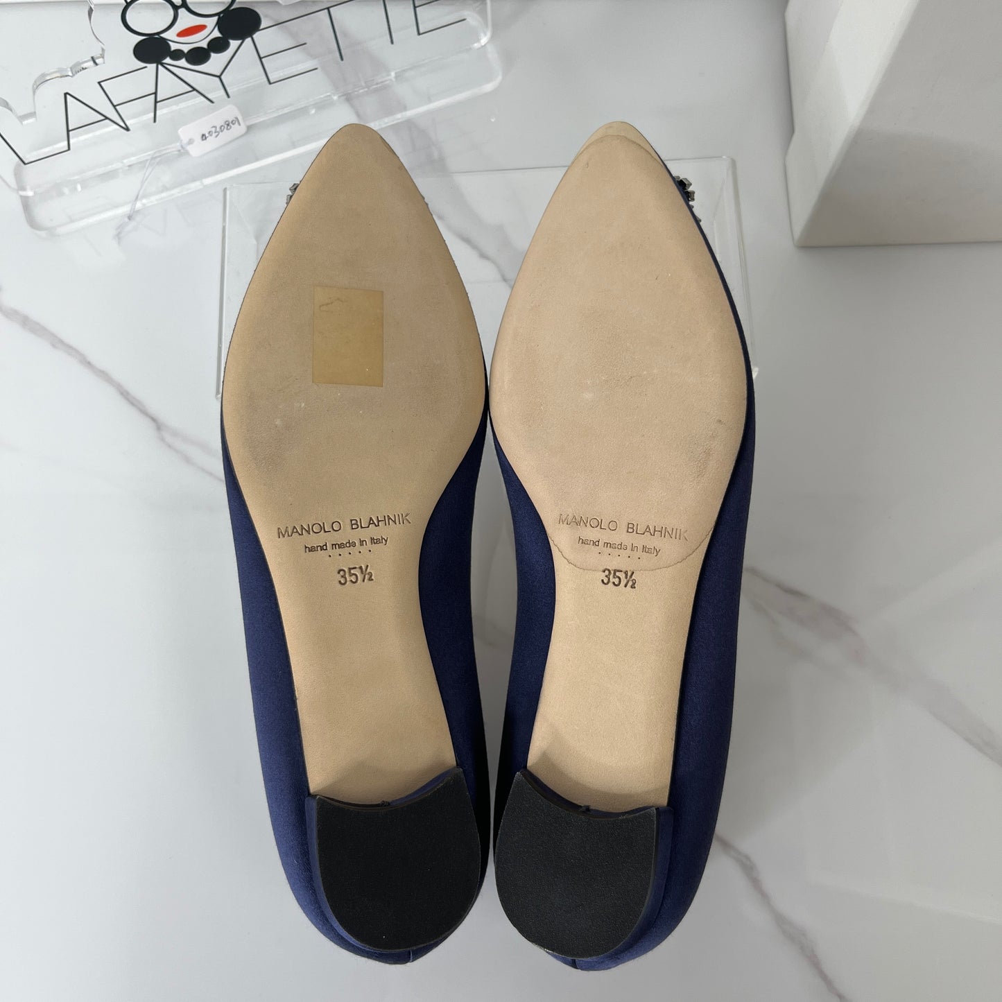 Manolo Blahnik Hangisi Flats - Lafayette Consignment