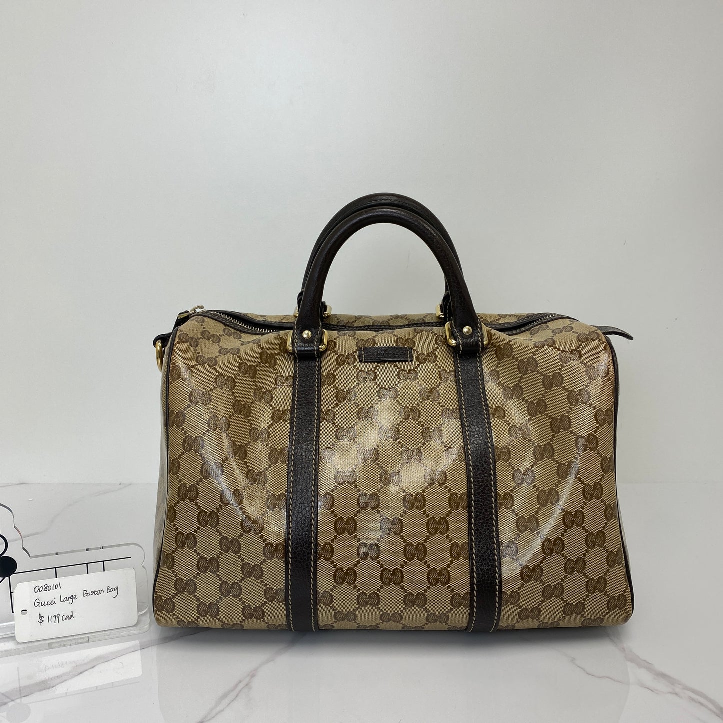 Gucci Large Boston Bag - Lafayette Consignment