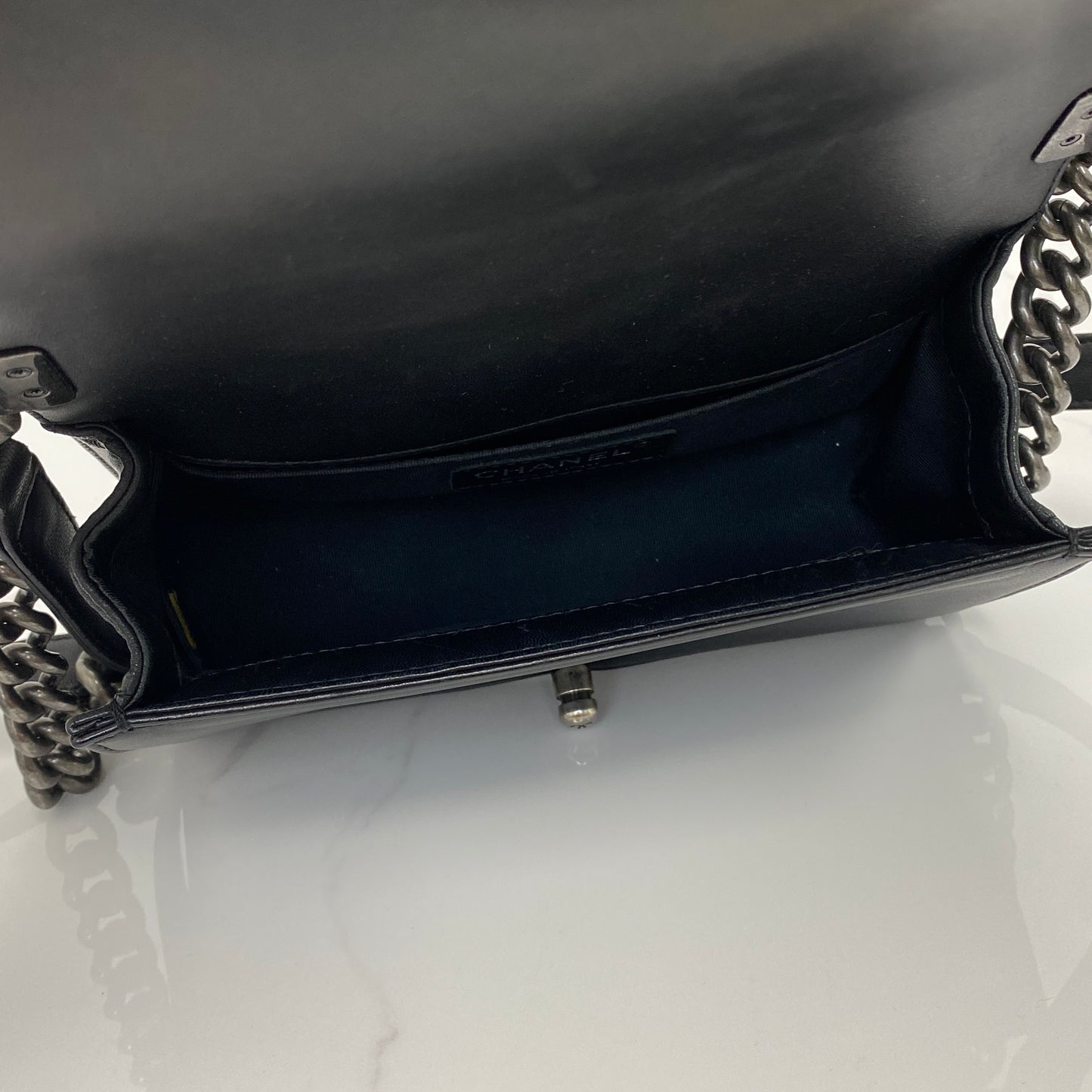 Chanel Small Leboy Handbag - Black - Lafayette Consignment