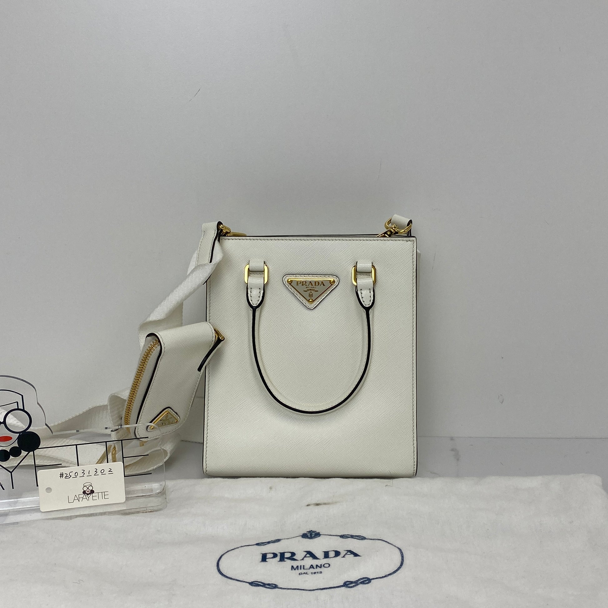 Prada Saffiano Mini Tote - Lafayette Consignment