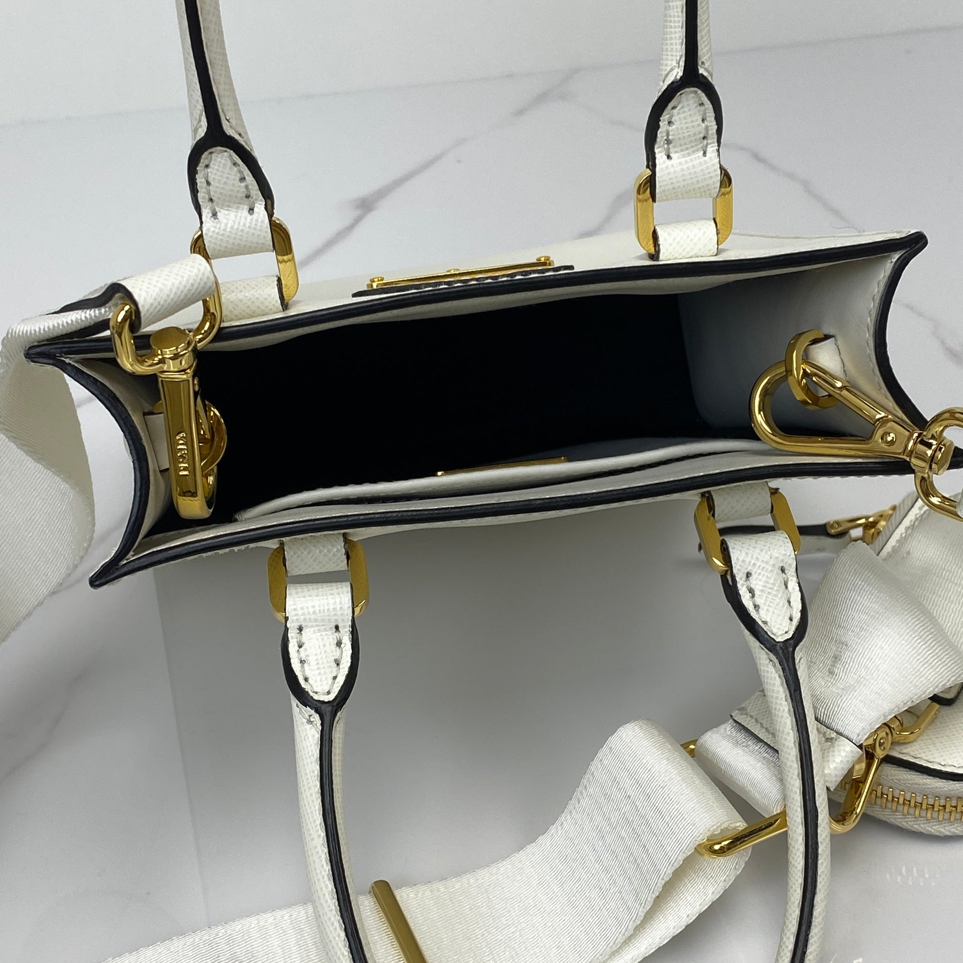 Prada Saffiano Mini Tote - Lafayette Consignment