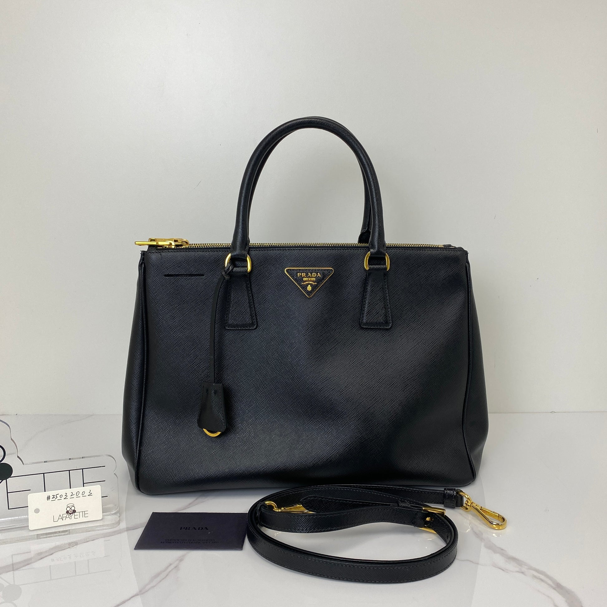 Prada Large Prada Galleria Saffiano Leather Bag - Lafayette Consignment