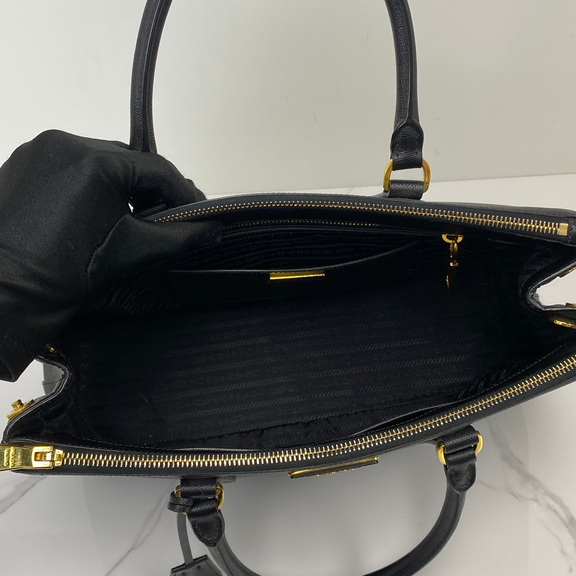 Prada Large Prada Galleria Saffiano Leather Bag - Lafayette Consignment