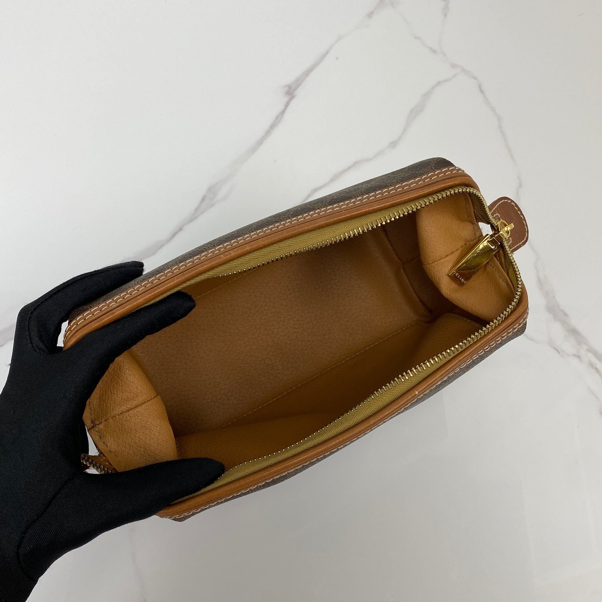 Celine Macadam Cosmetic Pouch - Lafayette Consignment