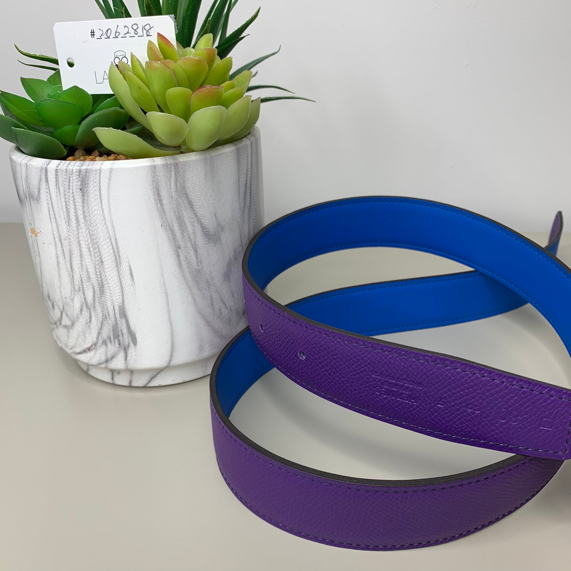 Hermès 32mm Reversible Belt (w/o buckle) - Lafayette Consignment