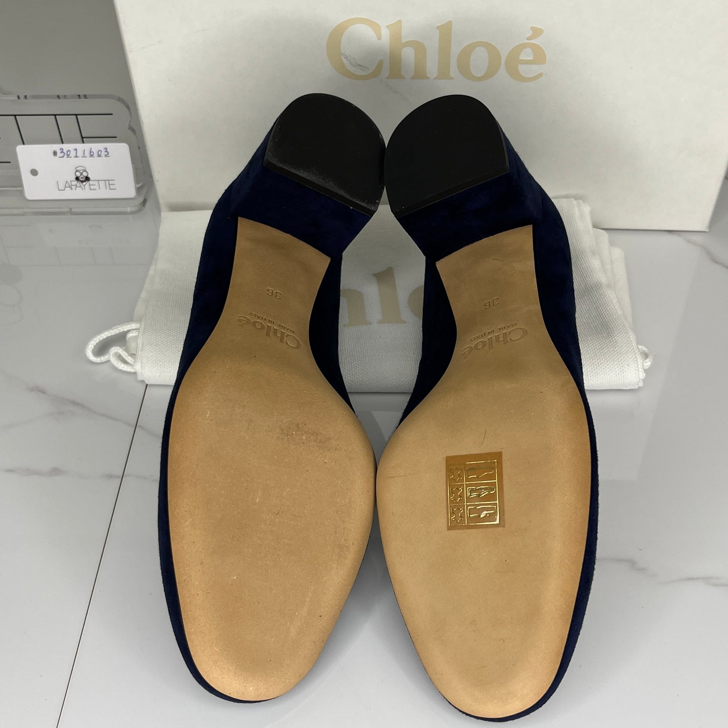 Chloé Pump Blue Lagoon - Lafayette Consignment