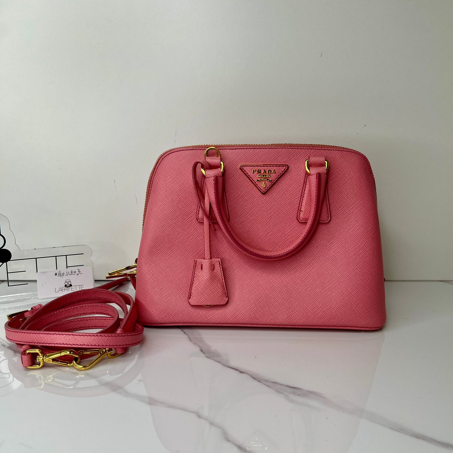 Prada Saffiano Lux Small Promenade Tote - Lafayette Consignment