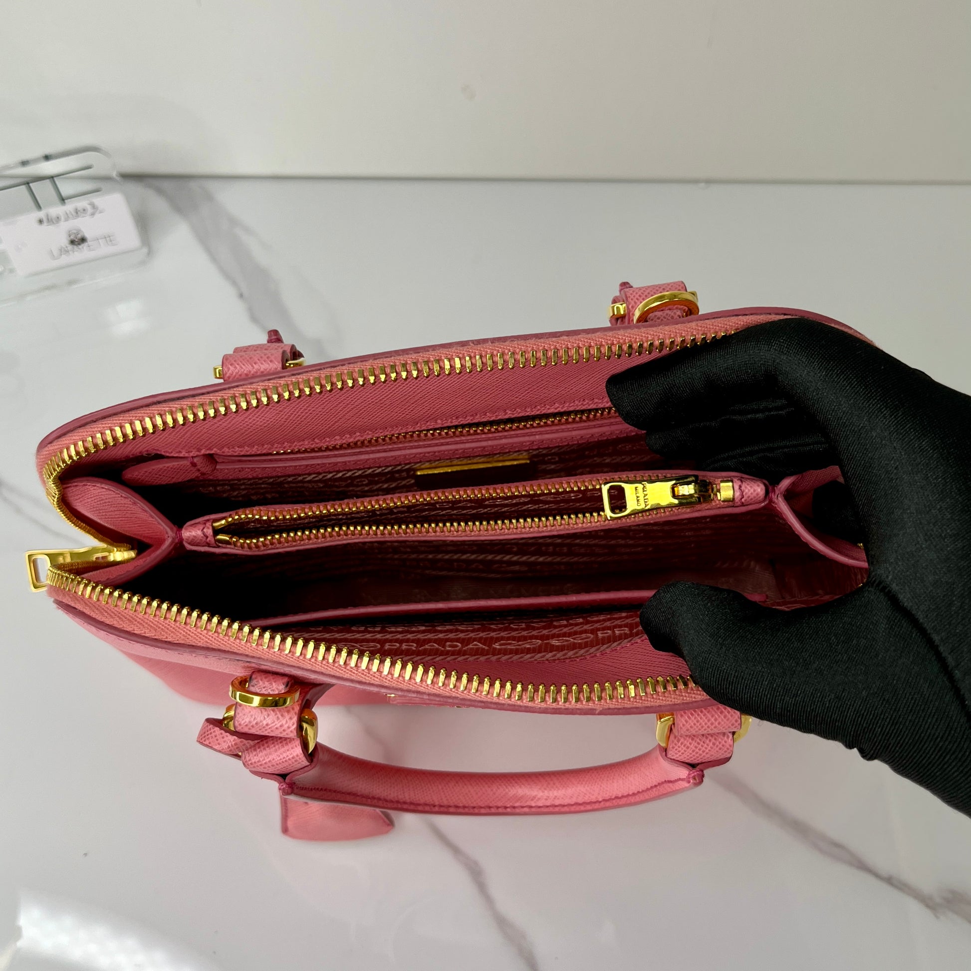 Prada Saffiano Lux Small Promenade Tote - Lafayette Consignment