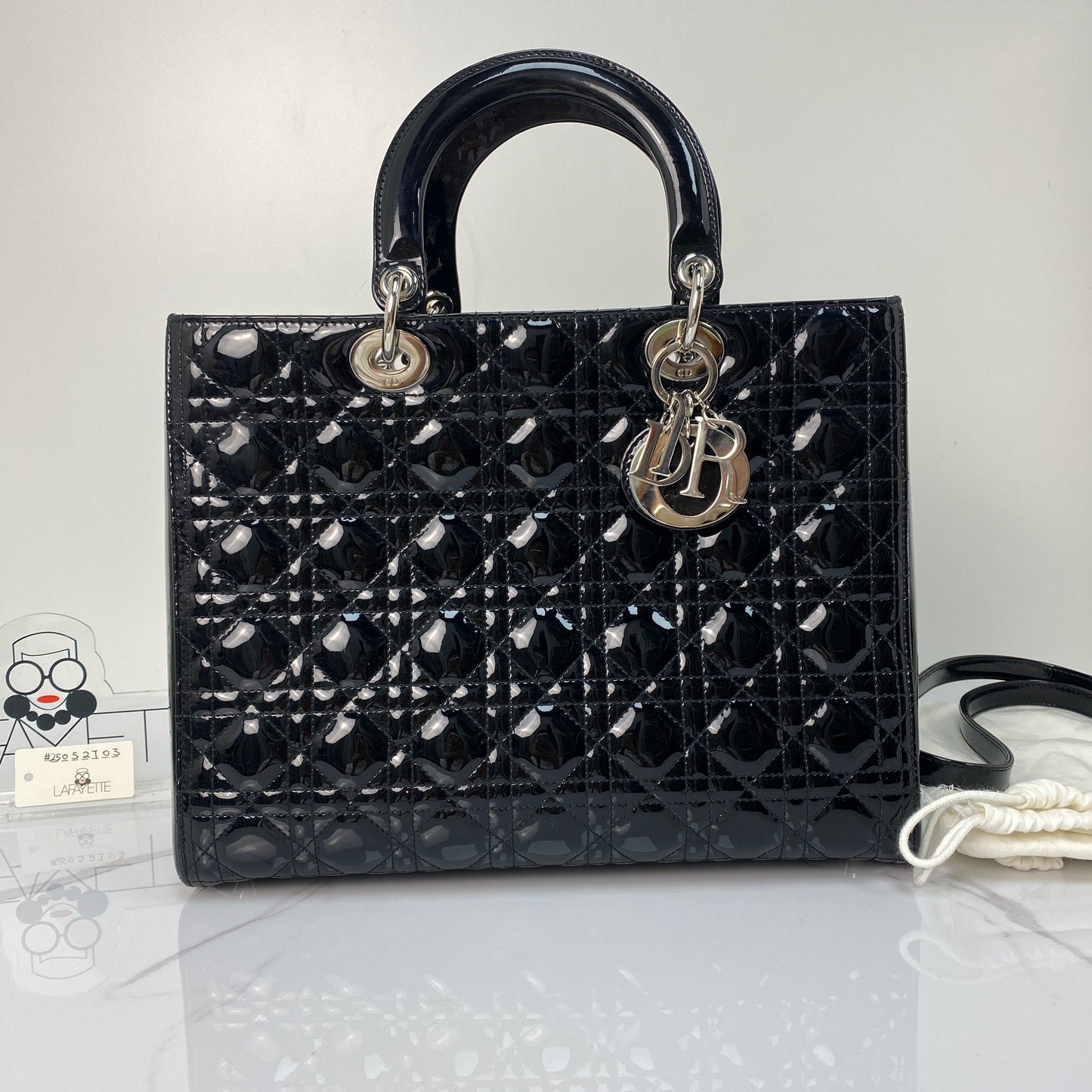 Christian Dior Large Lady Dior - Lafayette Consignment