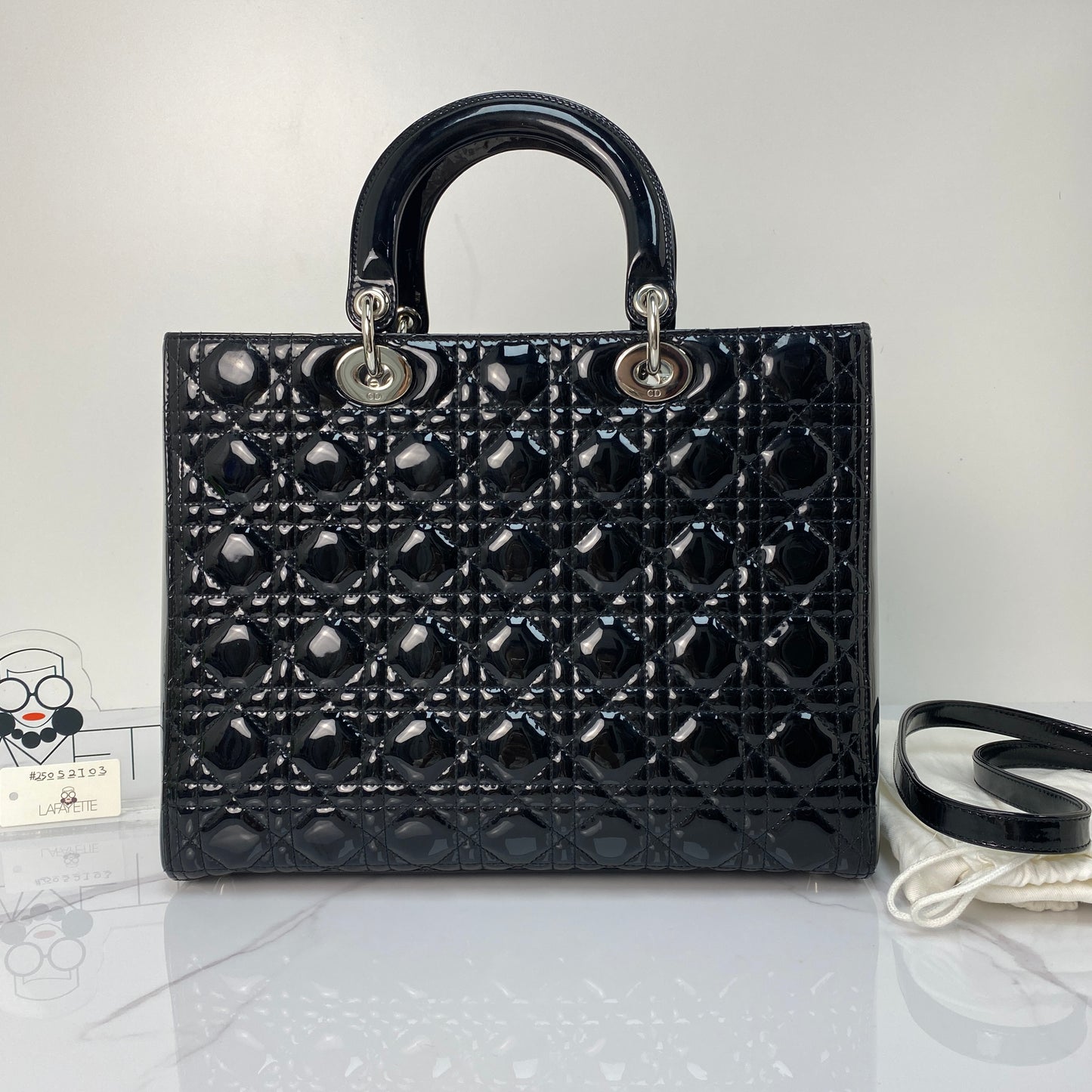Christian Dior Large Lady Dior - Lafayette Consignment