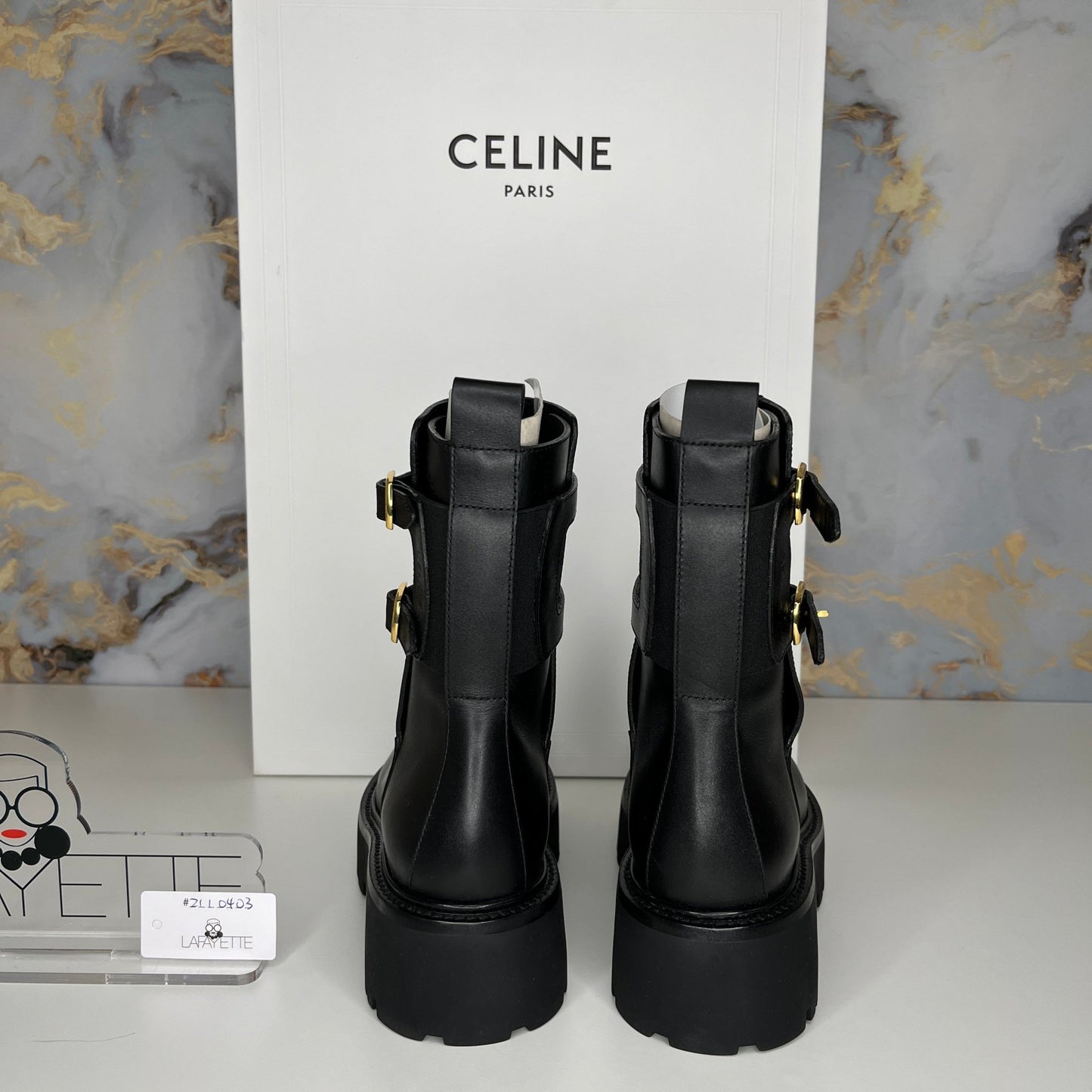 Celine Bulky Buckled Medium Boot