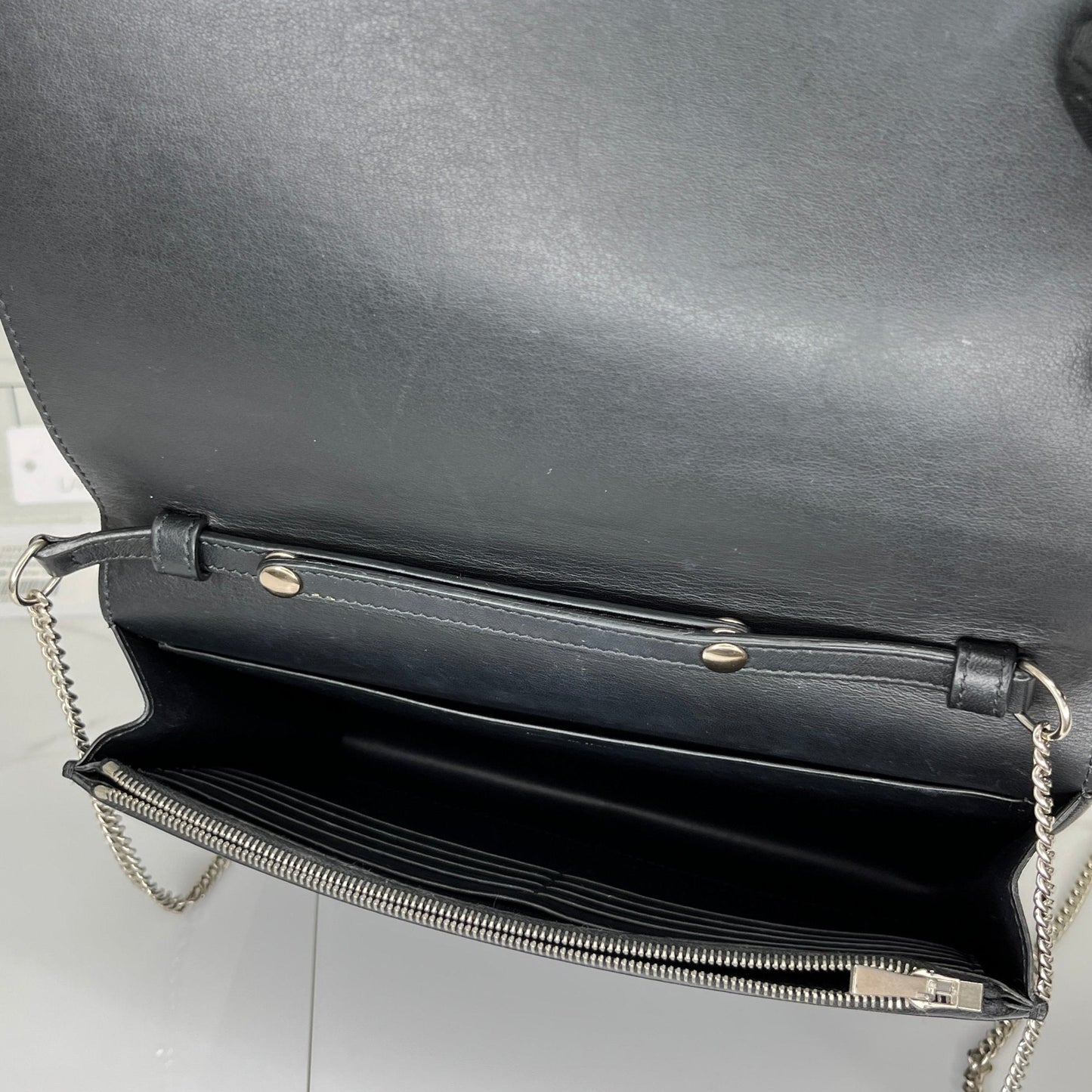 Celine Frame Evening Wallet on Chain