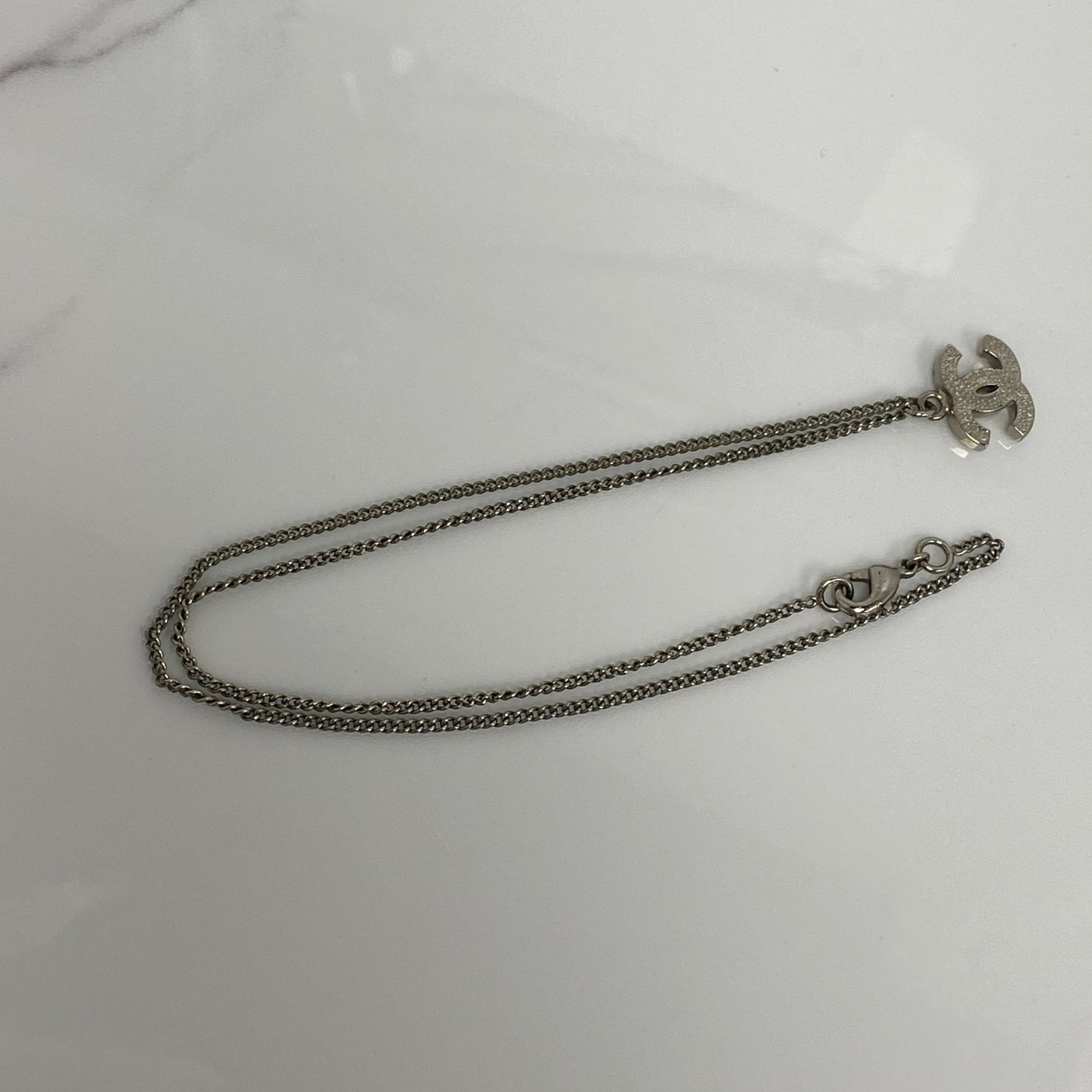 Chanel Crystal CC Necklace