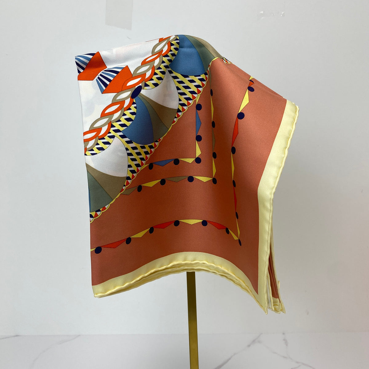 Hermès Haute Parure Scarf 90 with box