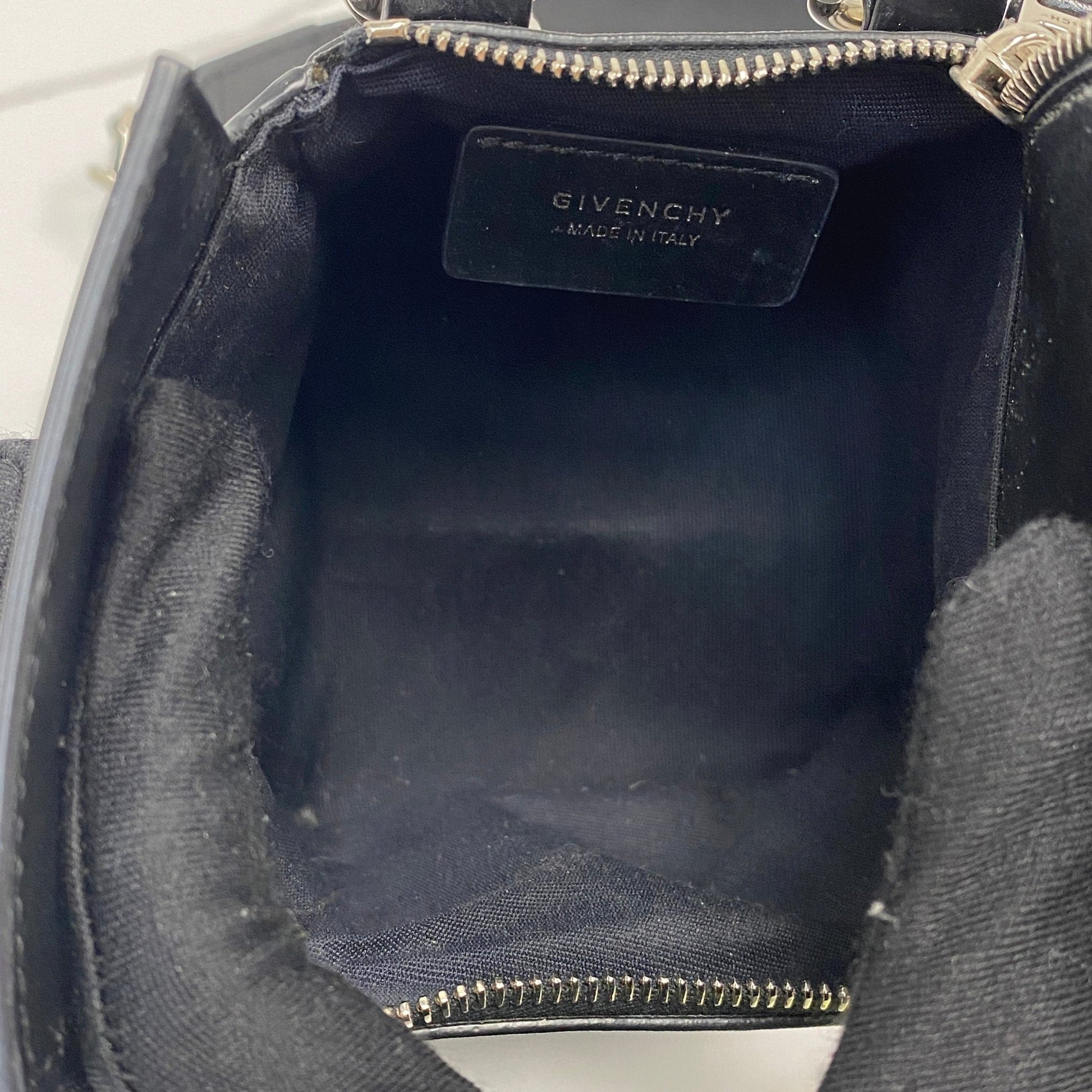 Givenchy Mini Pandora Cube Leather Pouch Crossbody Bag