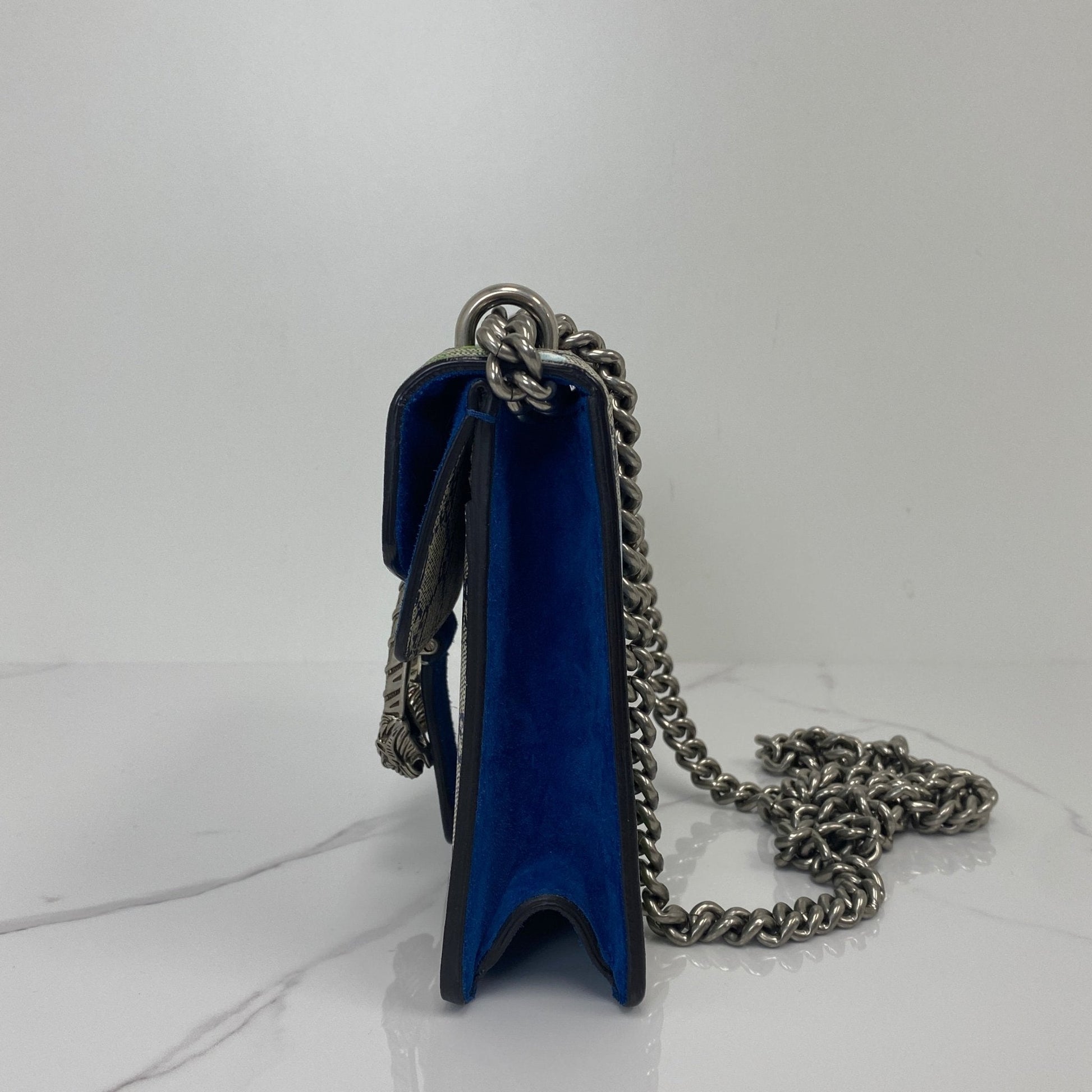 Gucci Dionysus GG Supreme Mini Bag Blue Blooms