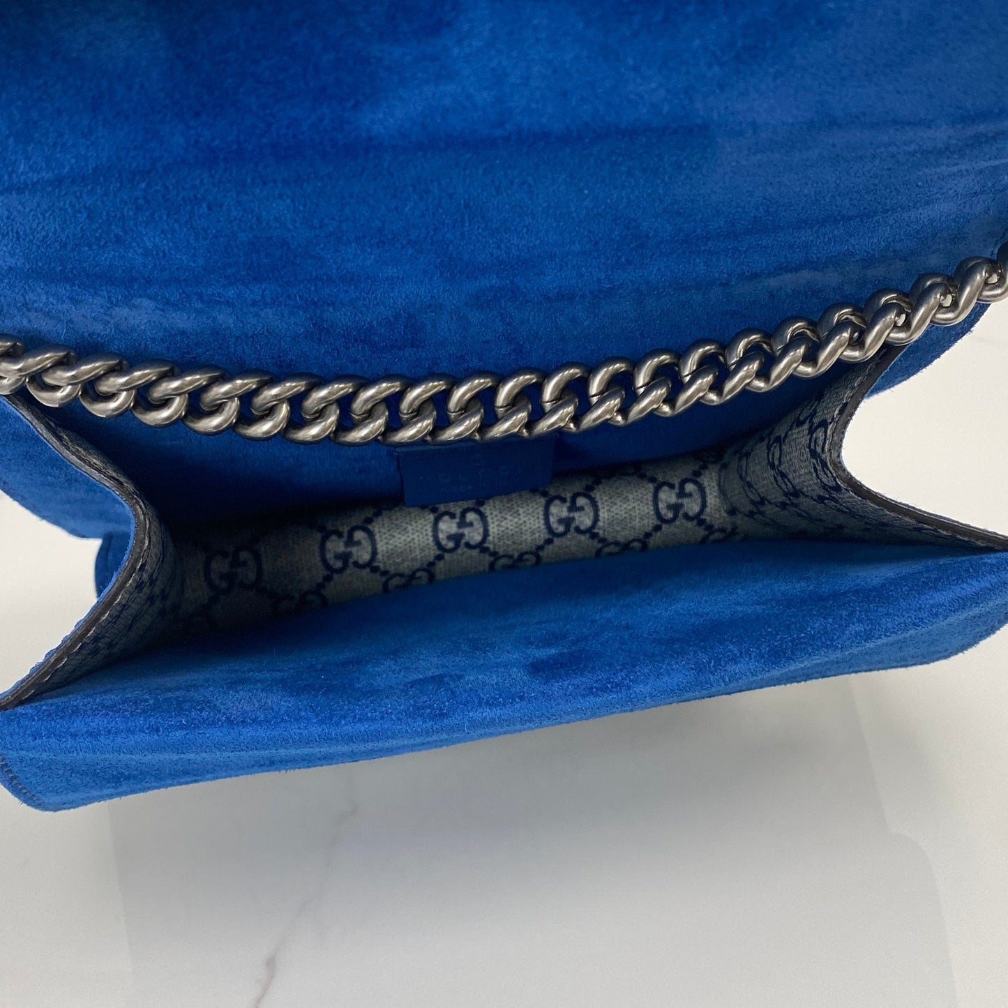 Gucci Dionysus GG Supreme Mini Bag Blue Blooms