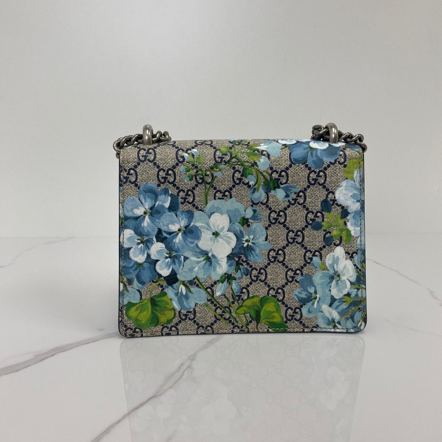 Gucci Dionysus GG Supreme Mini Bag Blue Blooms