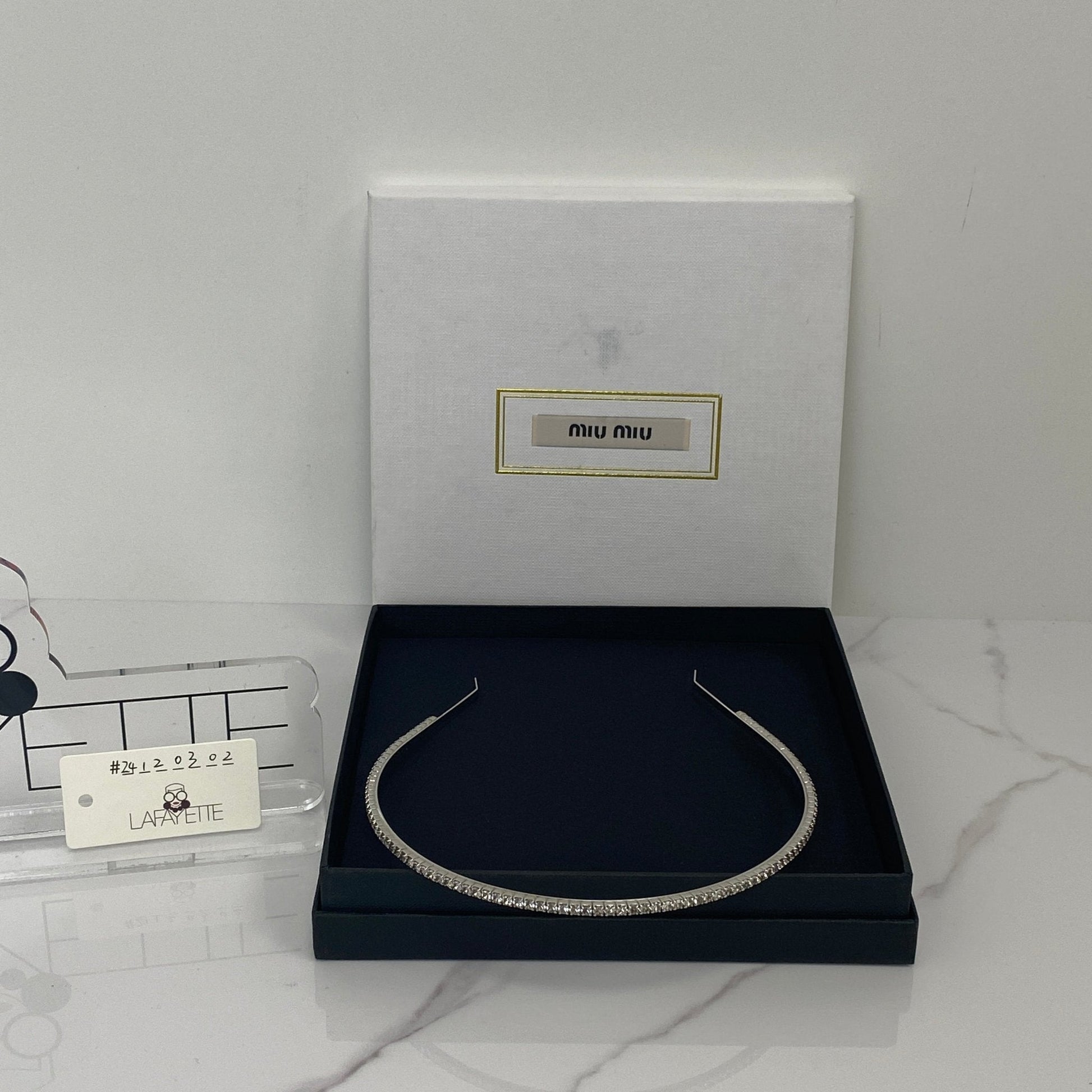 MIU MIU Crystal Headband