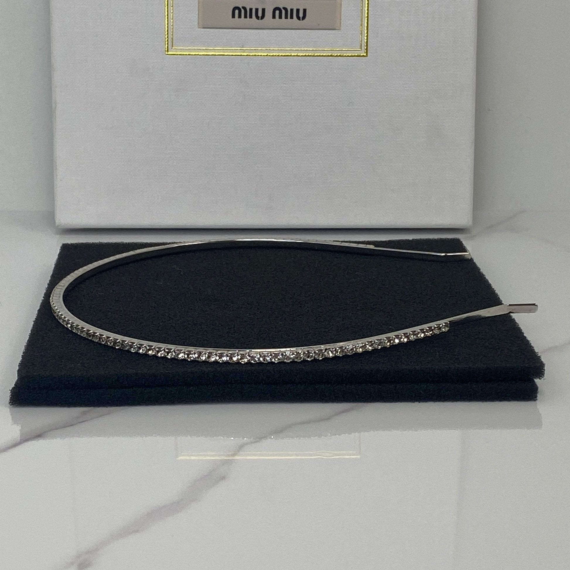 MIU MIU Crystal Headband