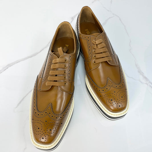 Prada Oxford Platform Loafers