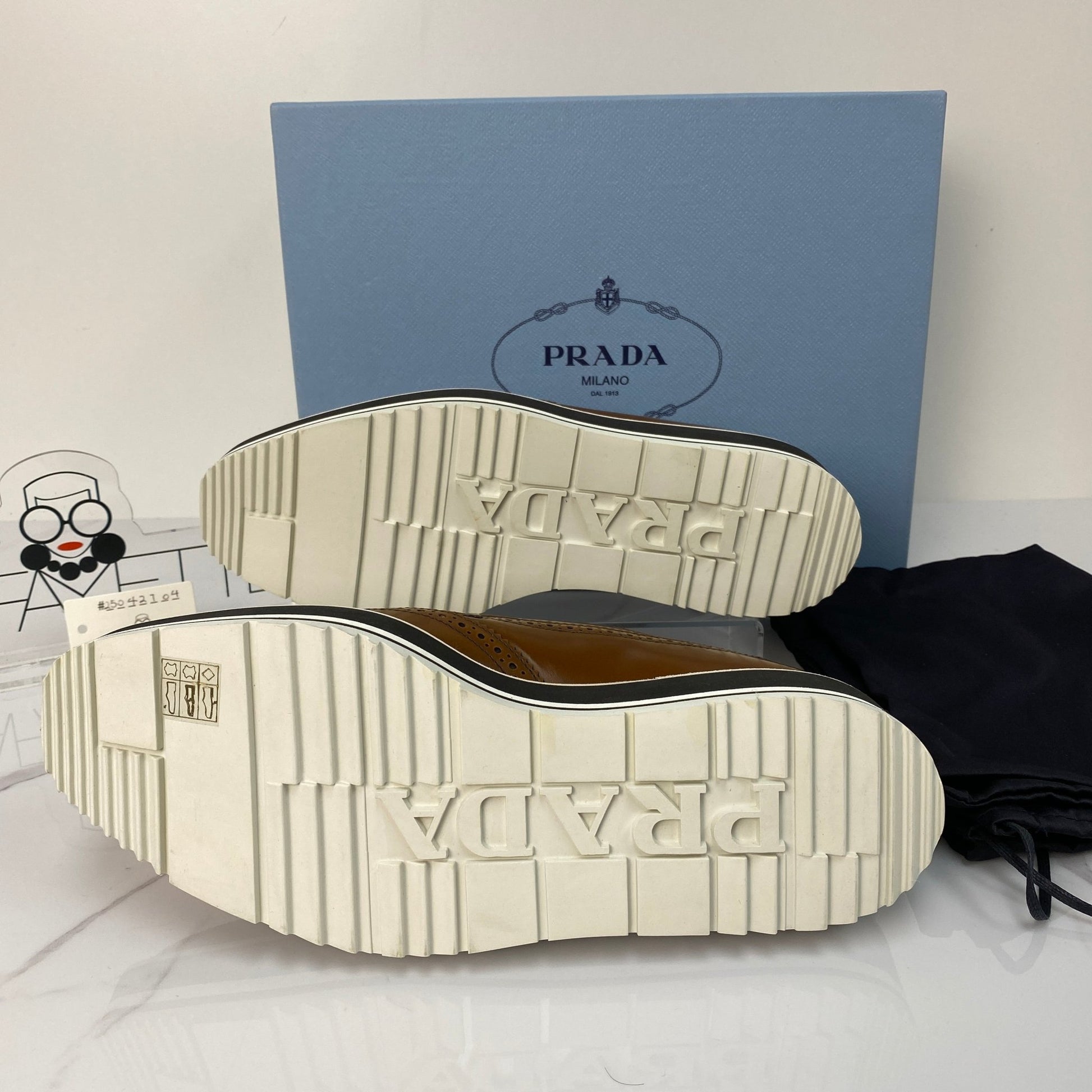 Prada Oxford Platform Loafers