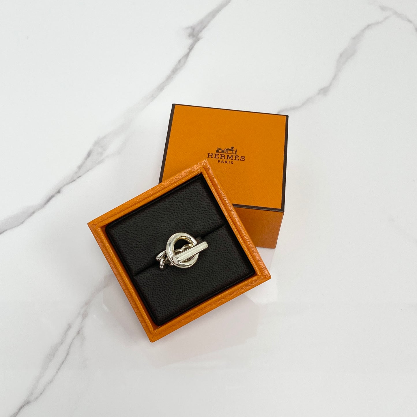 Hermès Croisette Ring - Size 56 - Lafayette Consignment