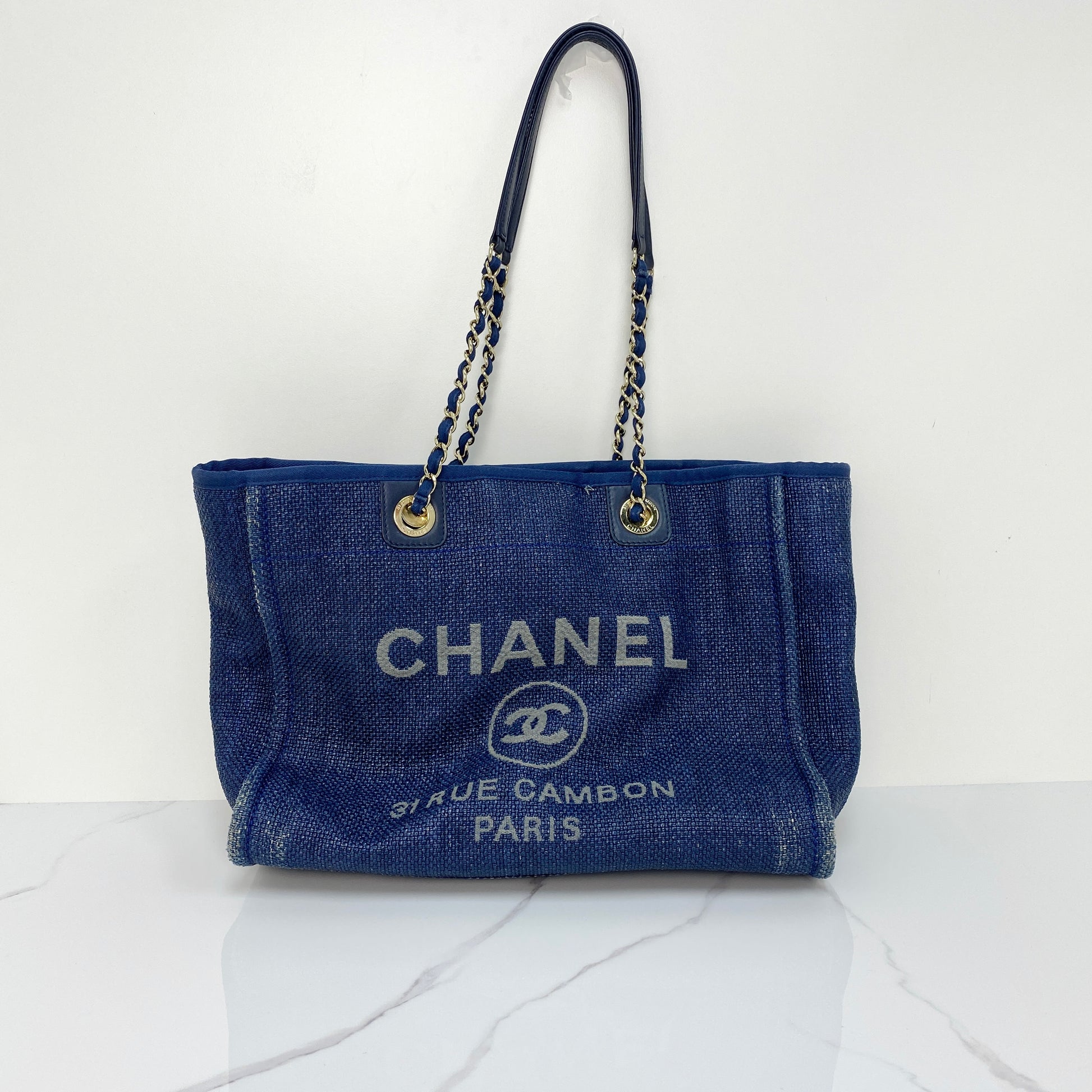 Chanel Small Deauville Shopping Tote - Lafayette Consignment