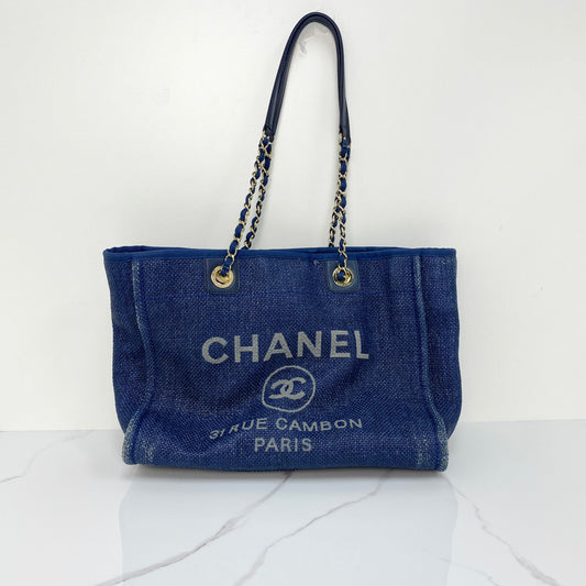 Chanel Small Deauville Shopping Tote - Lafayette Consignment