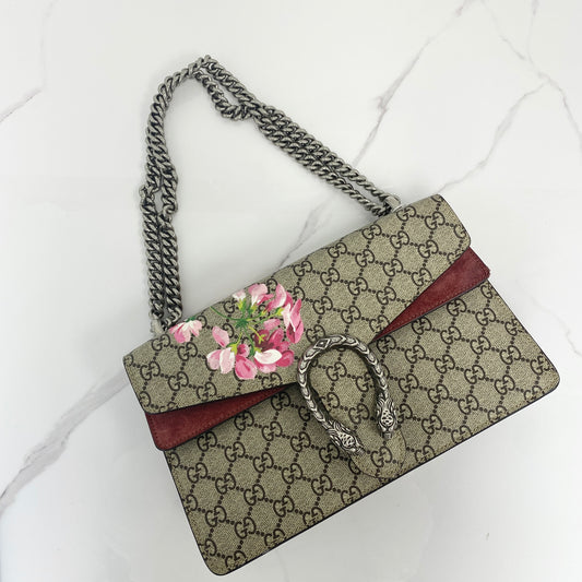 Gucci DIonysus Shoulder Bag Pink Blossom - Lafayette Consignment