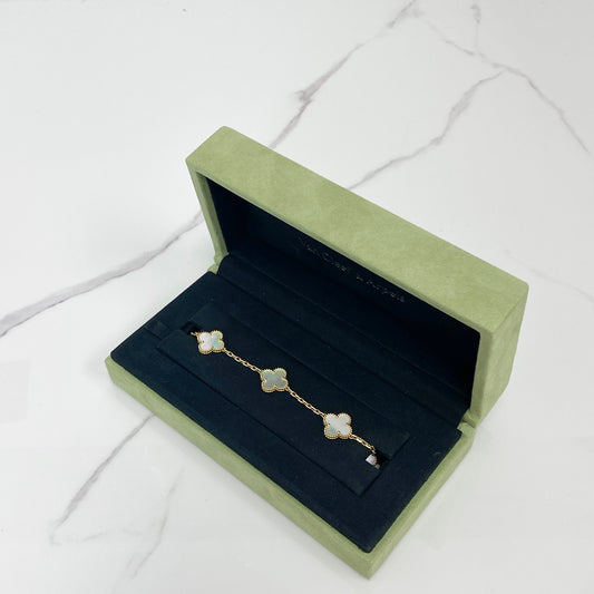 Van Cleef &amp; Arpels Vintage Alhambra Bracelet,5 Motif - Lafayette Consignment