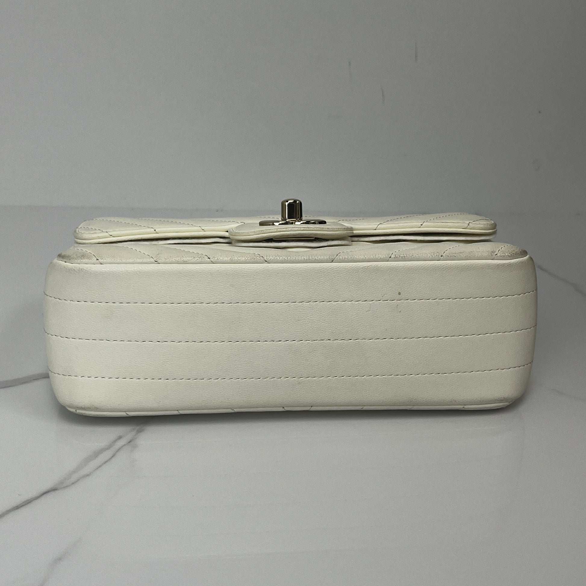 Chanel Chevron Mini Rectangle Chain Bag - Lafayette Consignment