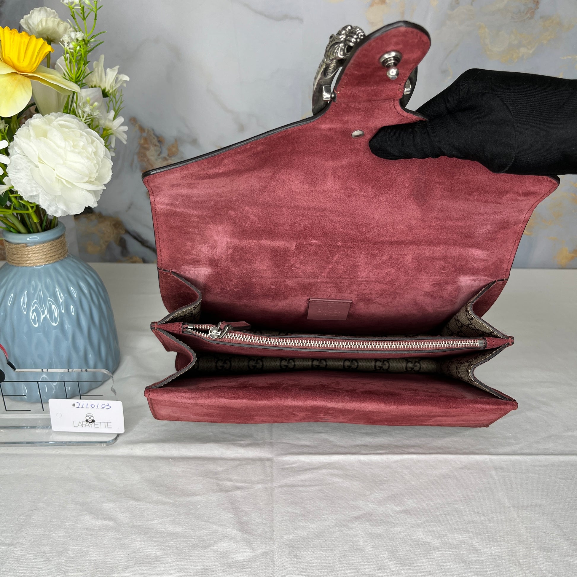 Gucci DIonysus Shoulder Bag Pink Blossom - Lafayette Consignment