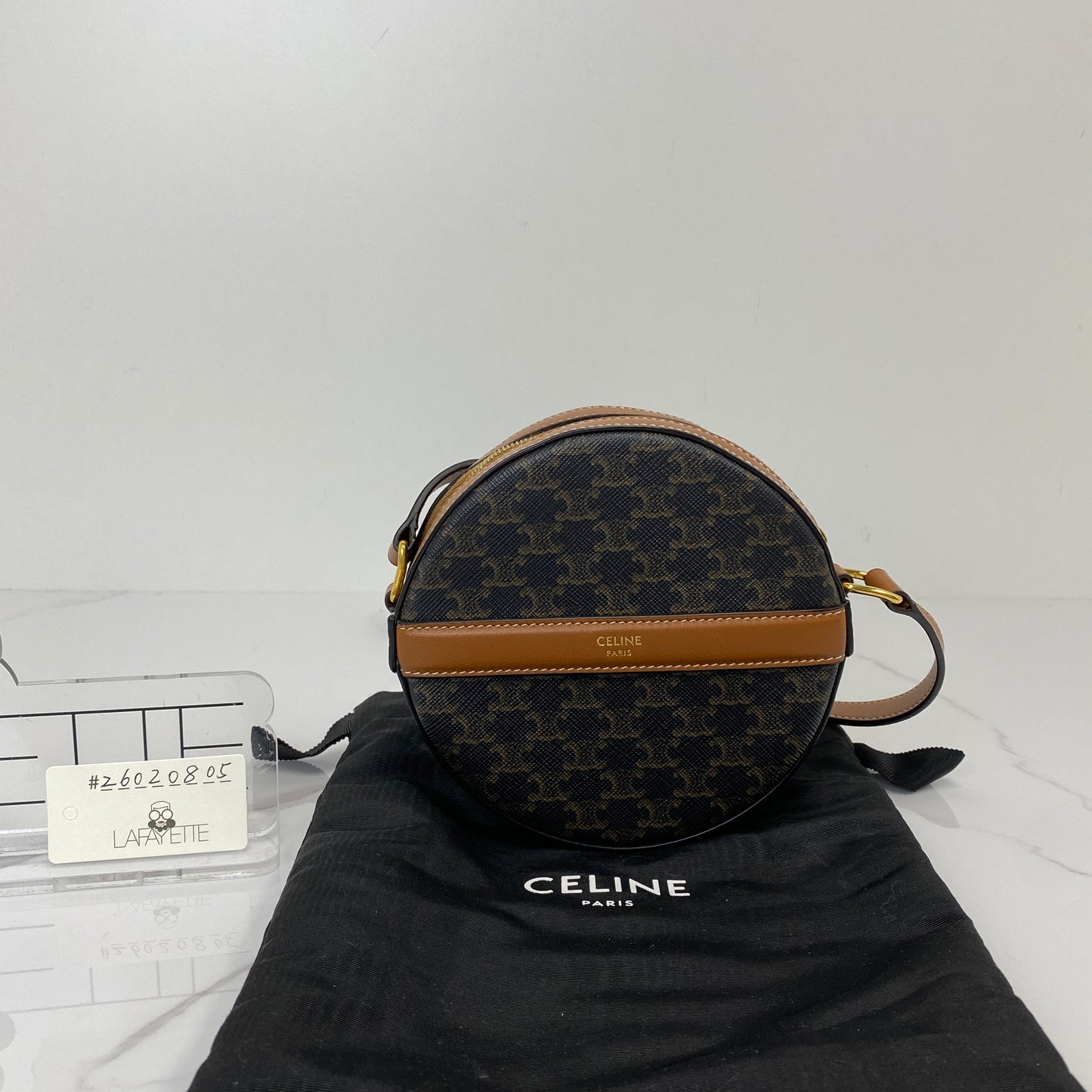 Celine Triomphe Round Crossbody