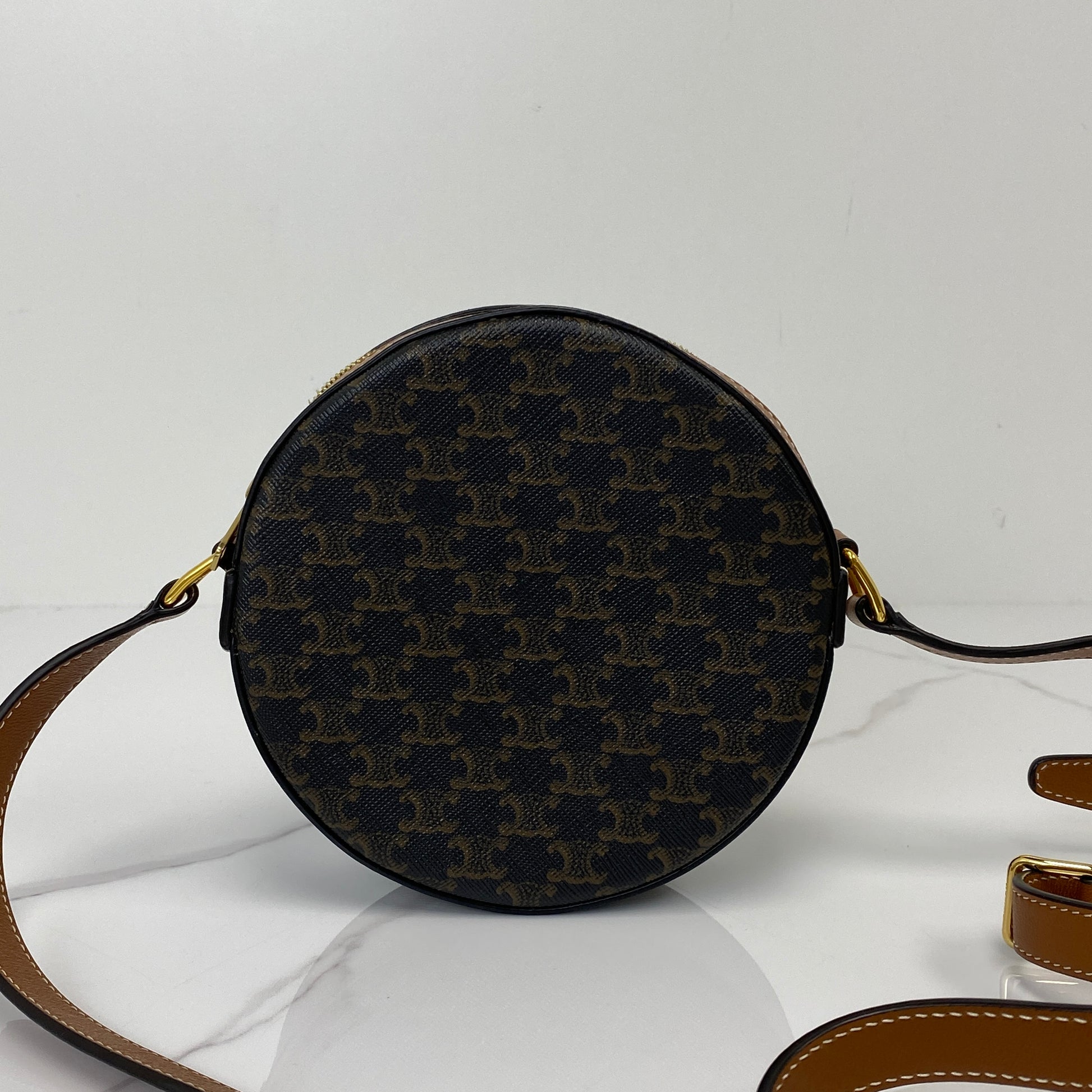 Celine Triomphe Round Crossbody