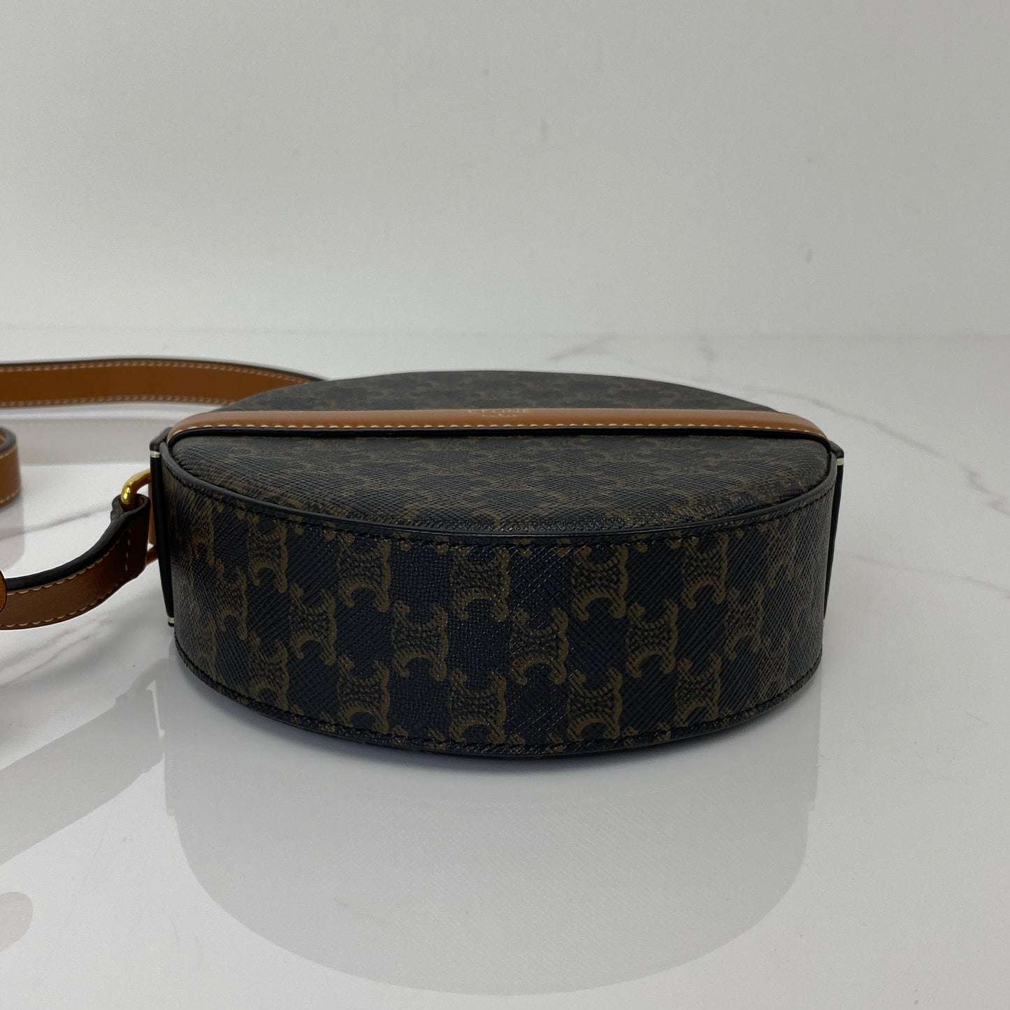 Celine Triomphe Round Crossbody