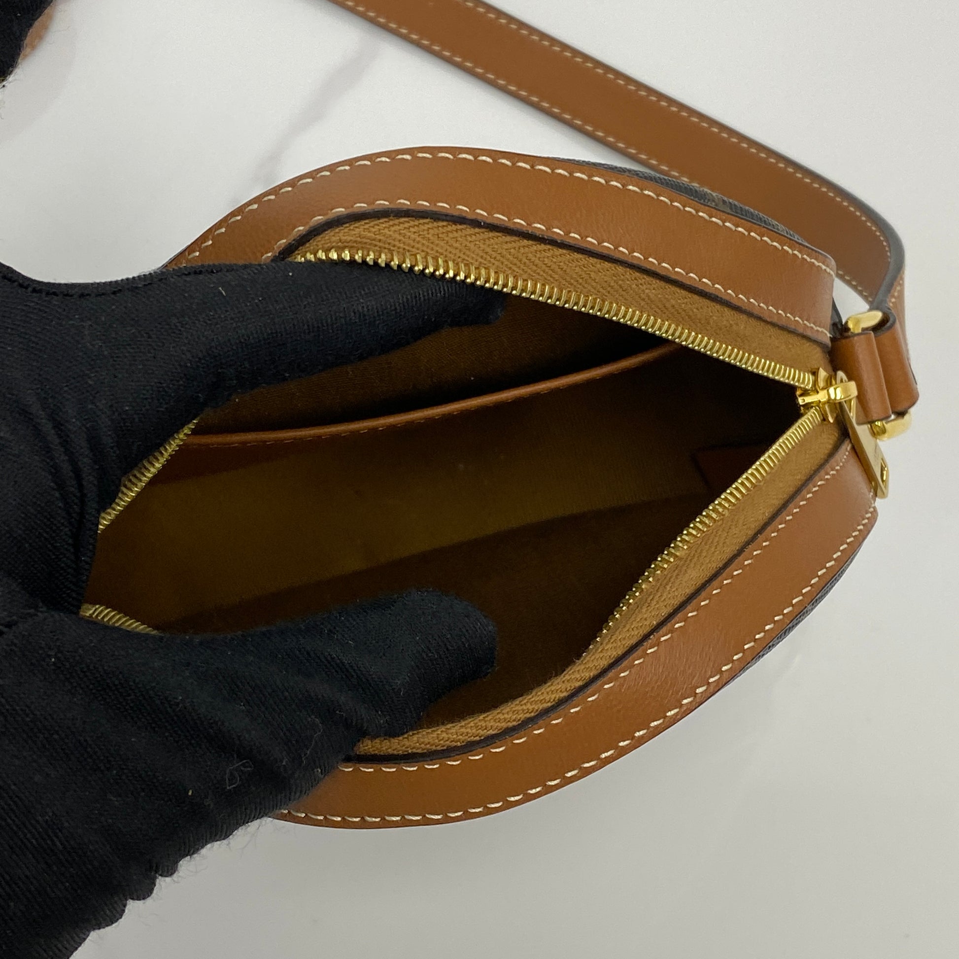 Celine Triomphe Round Crossbody