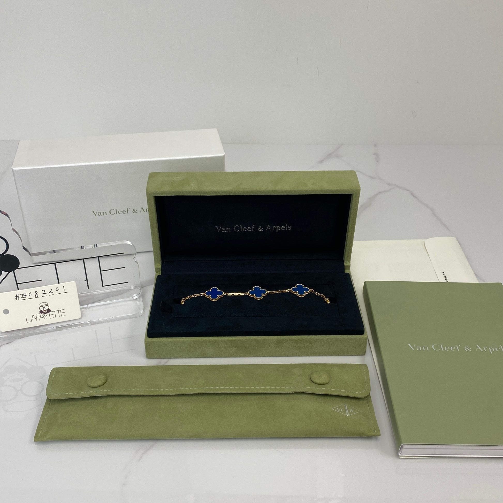 Van Cleef &amp; Arpels Vintage Alhambra Bracelet,5 Motif - Lafayette Consignment